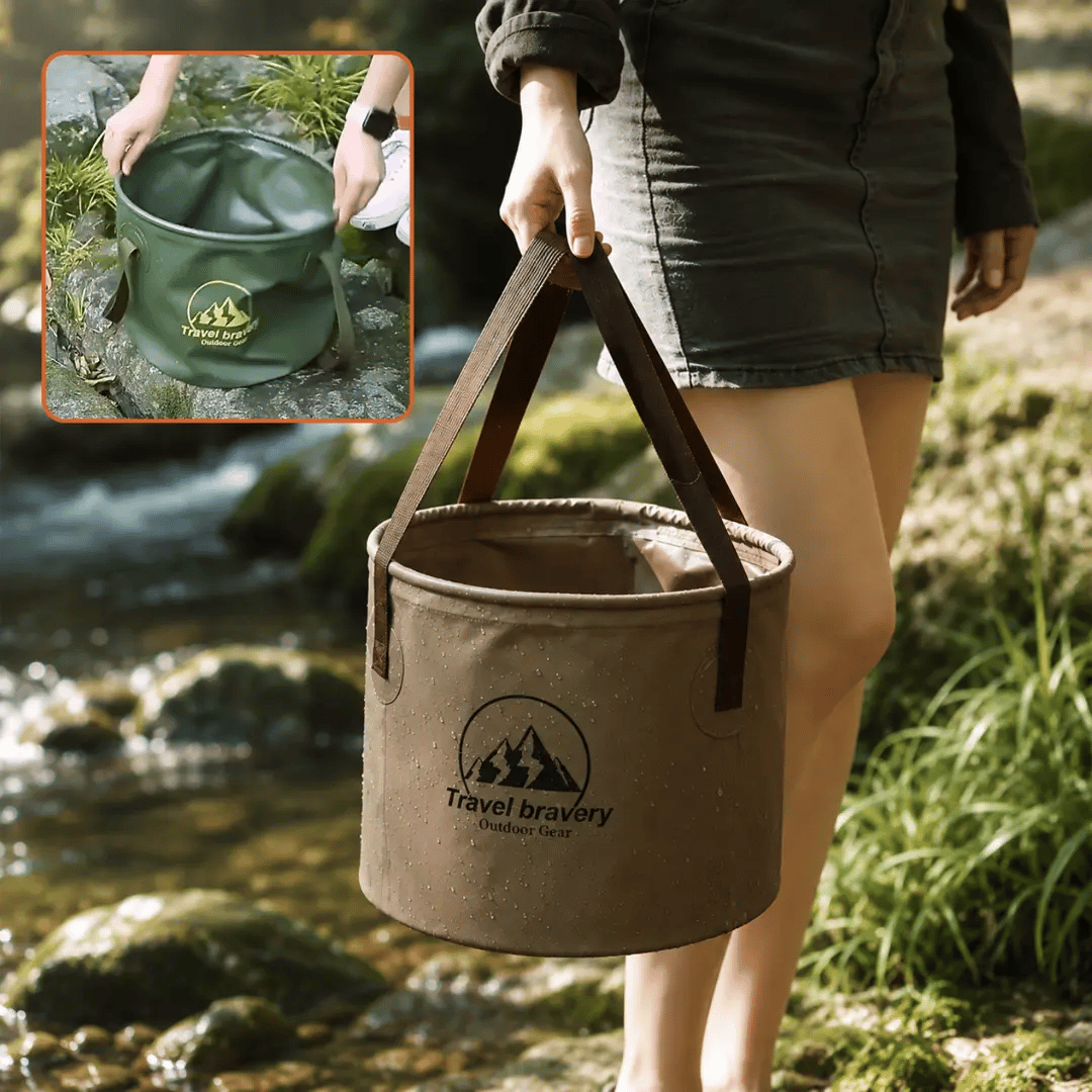 アウトドア用折りたたみウォーターバケット  選べる2サイズ（10L・20L）｜最大50%OFF