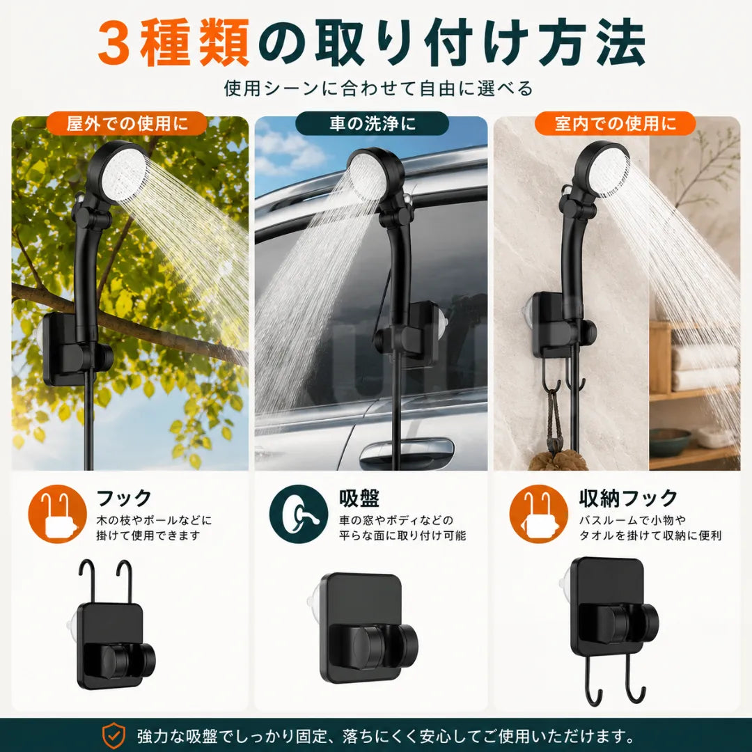どこでも水が使える。LED温度表示付きコードレス携帯ウォーターシステム