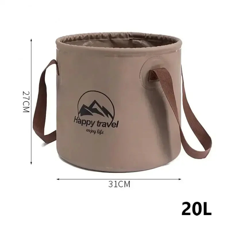 アウトドア用折りたたみウォーターバケット  選べる2サイズ（10L・20L）｜最大50%OFF