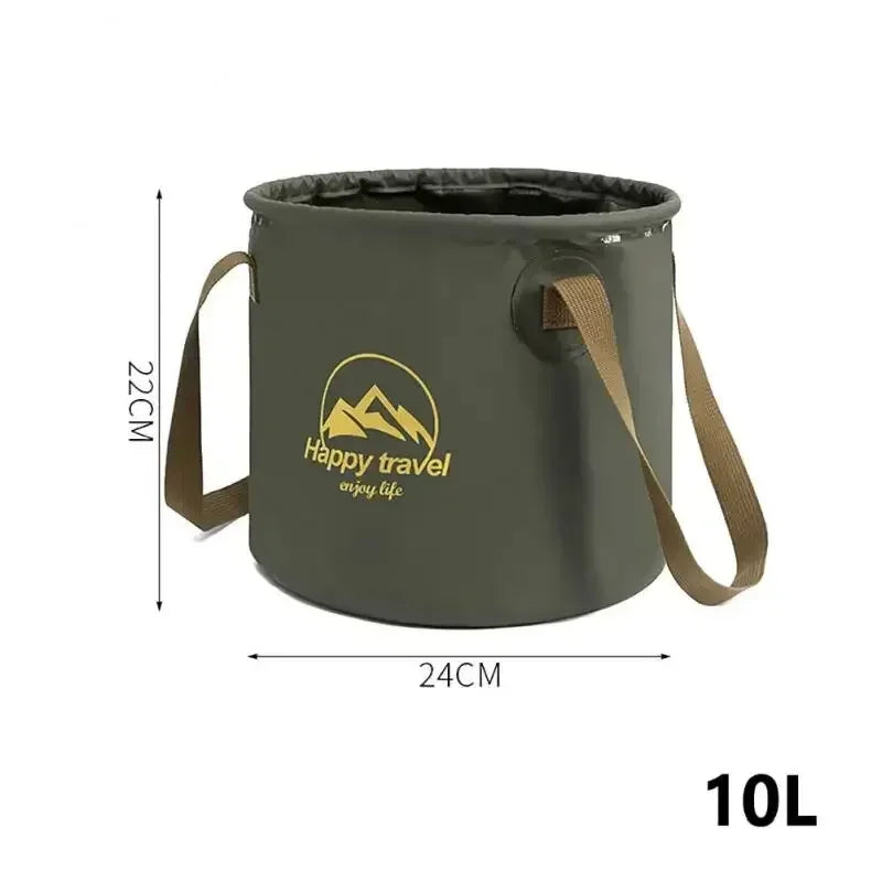 アウトドア用折りたたみウォーターバケット  選べる2サイズ（10L・20L）｜最大50%OFF